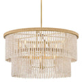 Hinkley Lighting Indra 9 Light 38" Wide Beaded Waterfall Chandelier