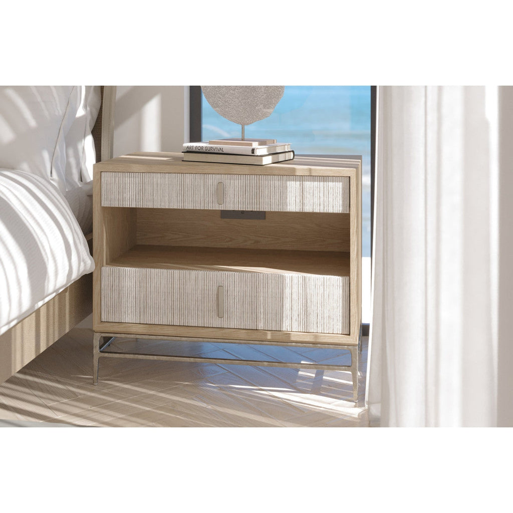 Jonathan Charles Clapotis Danish Cord Nightstand (500424)