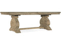 Castella Rectangle Dining Table with Two Leaves in Antique Slate