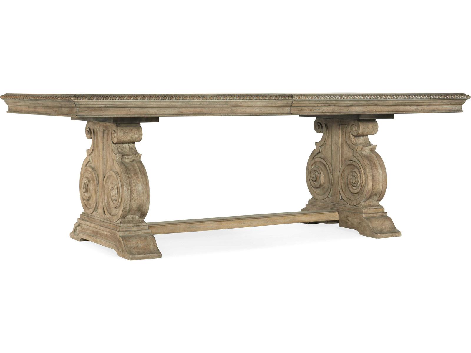 Castella Rectangle Dining Table with Two Leaves in Antique Slate