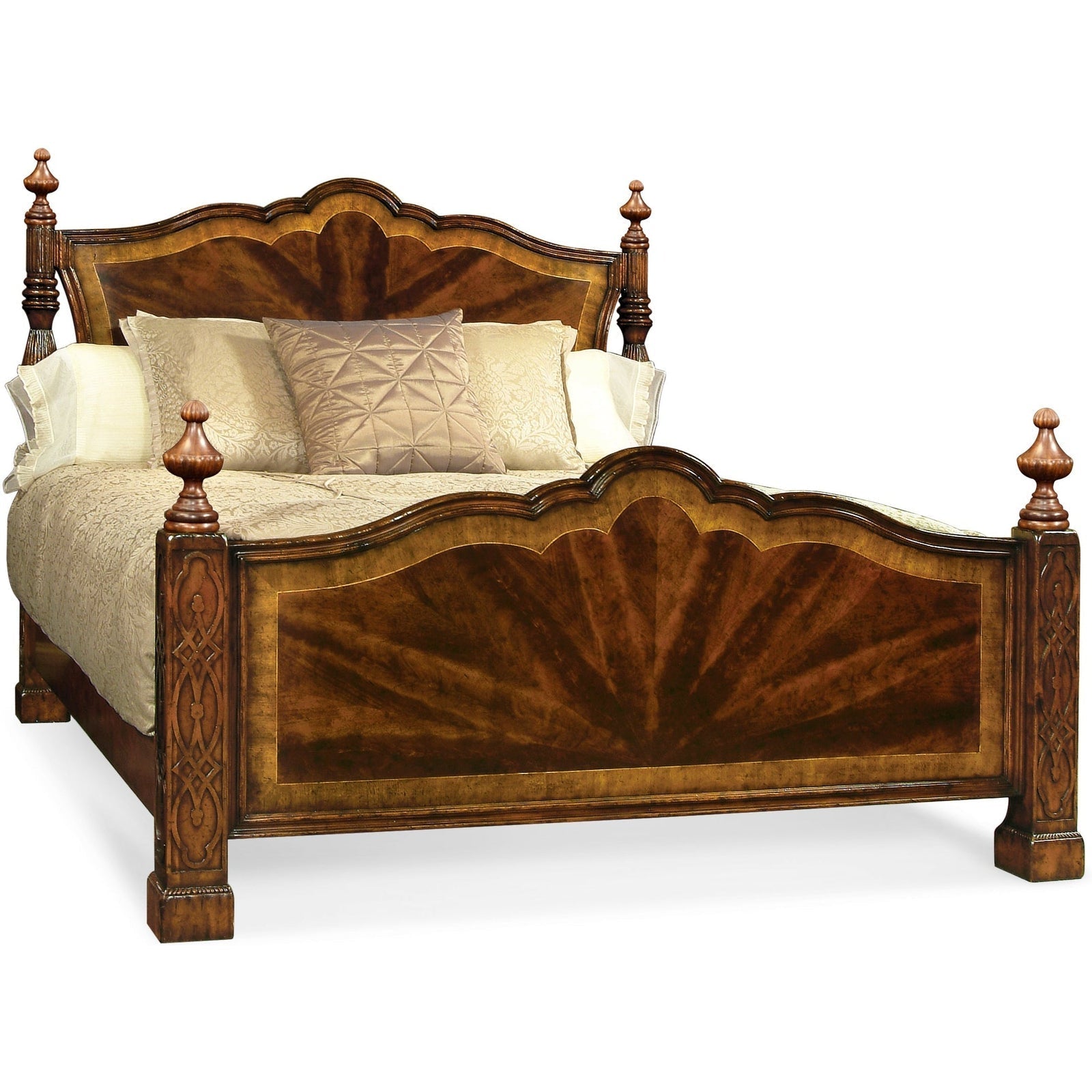 Jonathan Charles Buckingham Four Poster Bed - King (493801-USK-MAH)