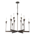 Hubbardton Forge Lilium 12 Light 39" Wide Chandelier