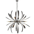 Hubbardton Forge Dahlia 10 Light 49" Wide Abstract Sputnik Chandelier