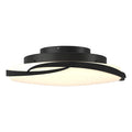 Hubbardton Forge Flora 24" Wide LED Flush Mount Bowl Ceiling Fixture with Customizable Glass Shade