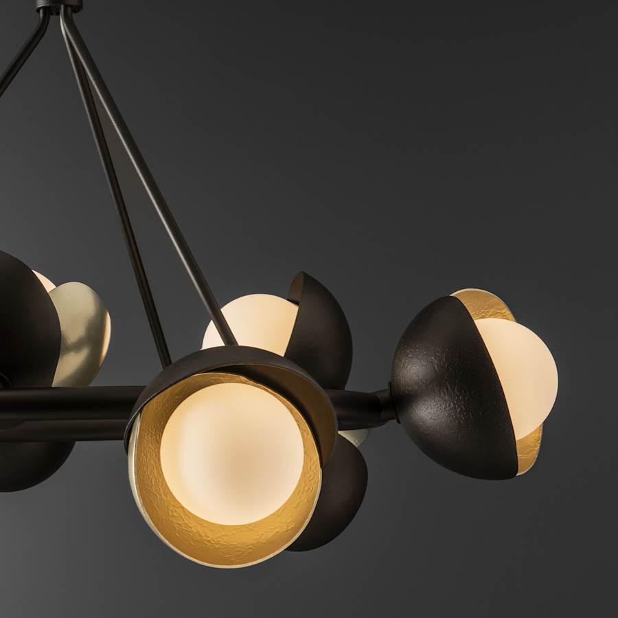 Hubbardton Forge Brooklyn 9 Light 32" Wide Pendant