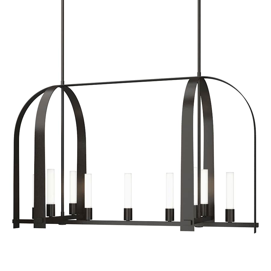 Hubbardton Forge Triomphe 9 Light 41" Wide Linear Pendant