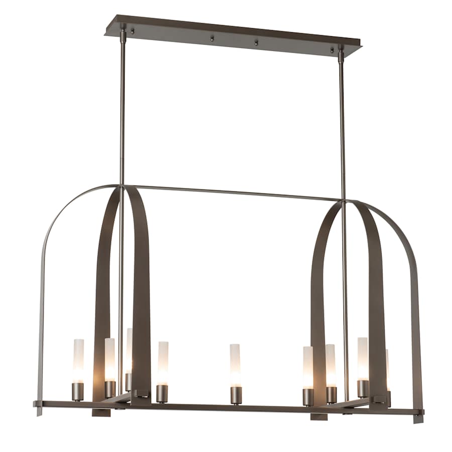 Hubbardton Forge Triomphe 9 Light 41" Wide Linear Pendant