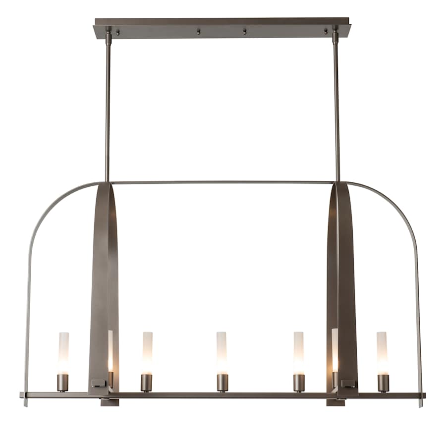Hubbardton Forge Triomphe 9 Light 41" Wide Linear Pendant