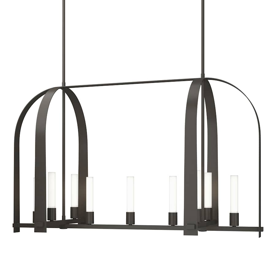 Hubbardton Forge Triomphe 9 Light 41" Wide Linear Pendant