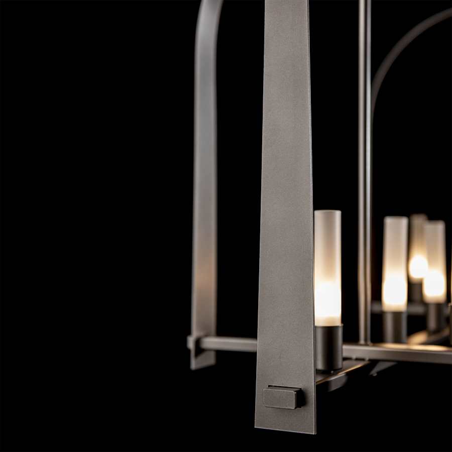 Hubbardton Forge Triomphe 9 Light 41" Wide Linear Pendant