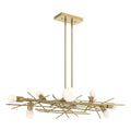 Hubbardton Forge Brindille 8 Light 54" Wide LED Abstract Linear Pendant