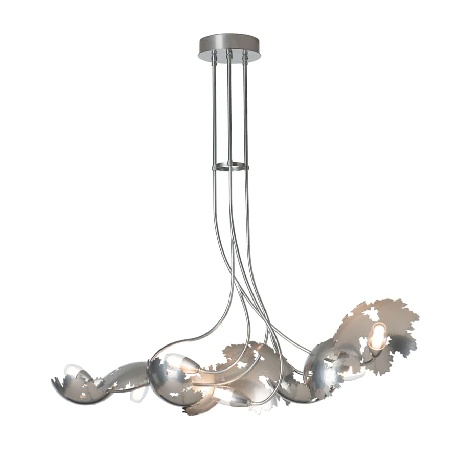 Hubbardton Forge Pangea 6 Light 48" Wide Abstract Linear Pendant