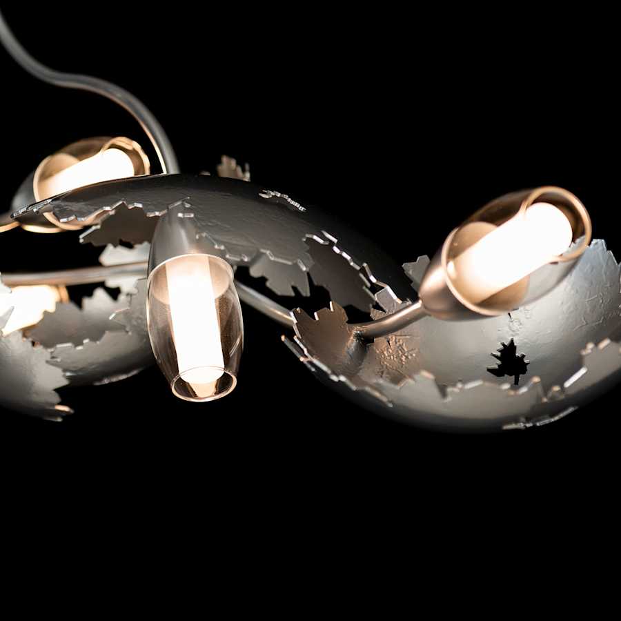 Hubbardton Forge Pangea 6 Light 48" Wide Abstract Linear Pendant