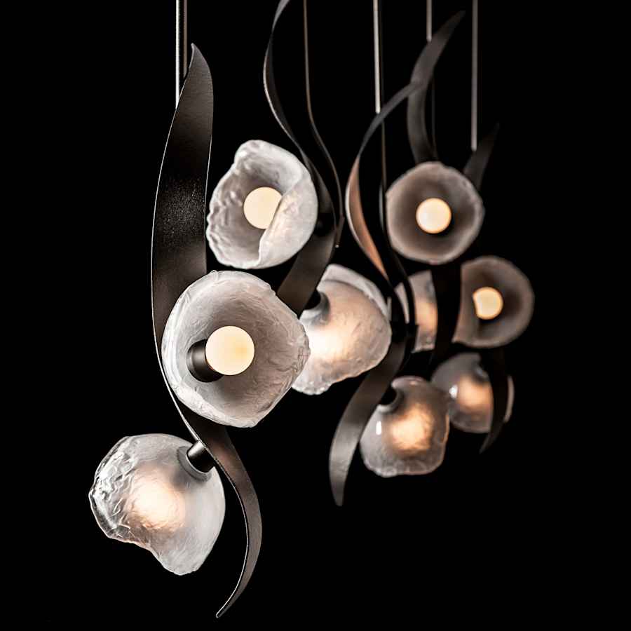 Hubbardton Forge Mika 10 Light 54" Wide Linear Pendant