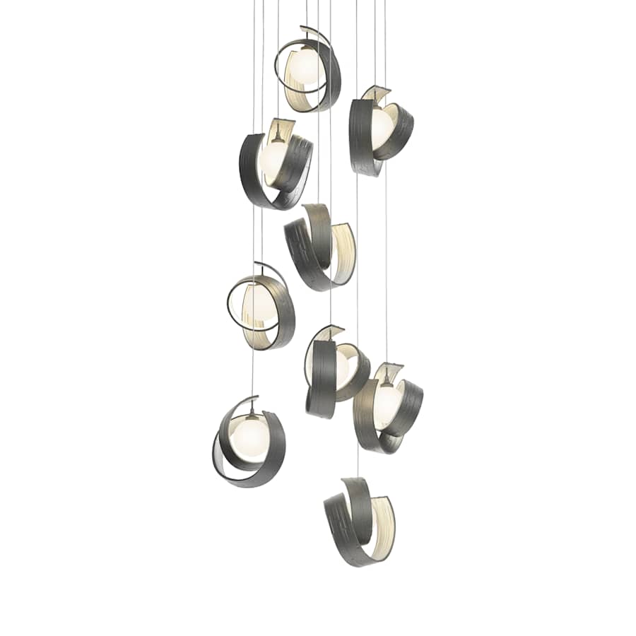 Hubbardton Forge Riza 9 Light 22" Wide Multi Light Pendant