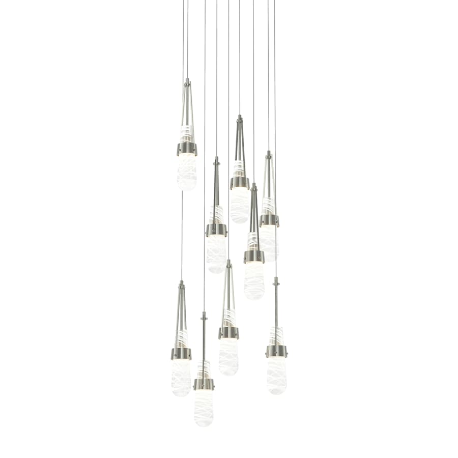 Hubbardton Forge Link 9 Light 21" Wide Multi Light Pendant