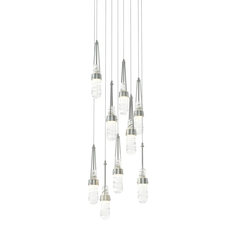 Hubbardton Forge Link 9 Light 21" Wide Multi Light Pendant