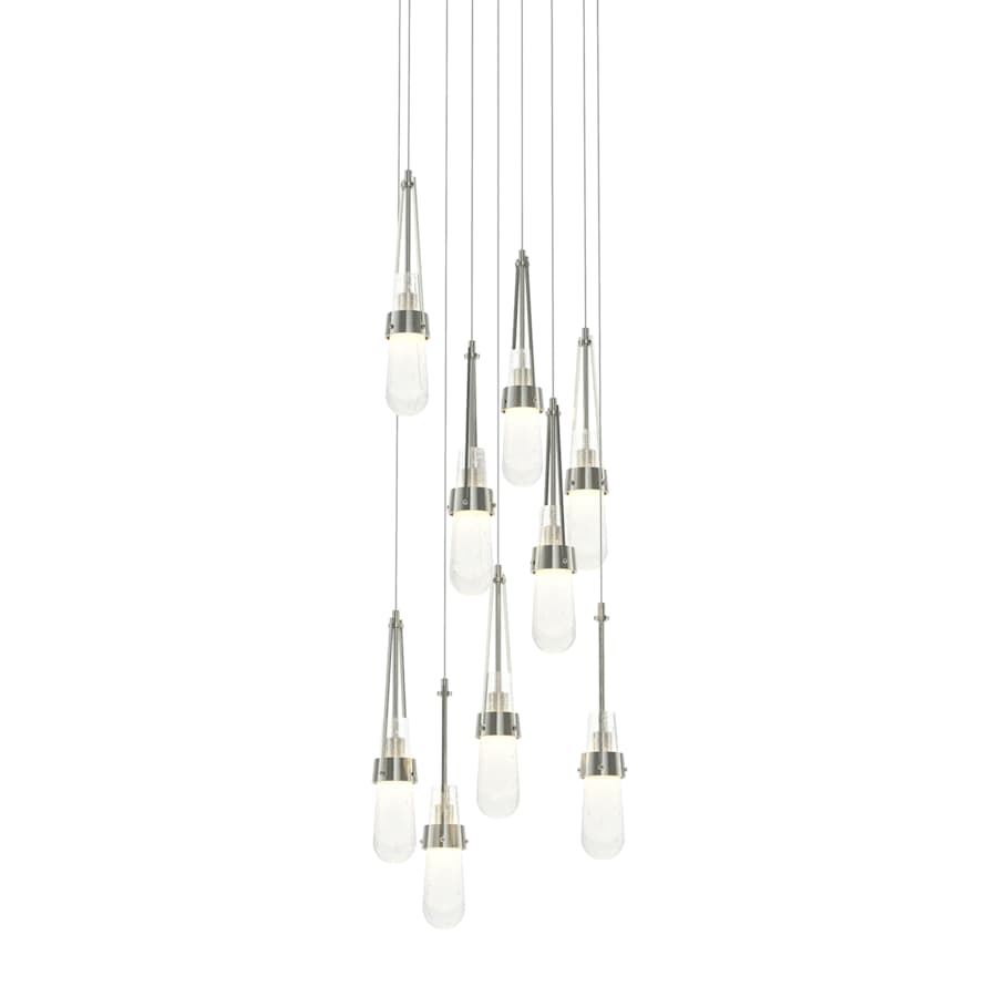 Hubbardton Forge Link 9 Light 21" Wide Multi Light Pendant