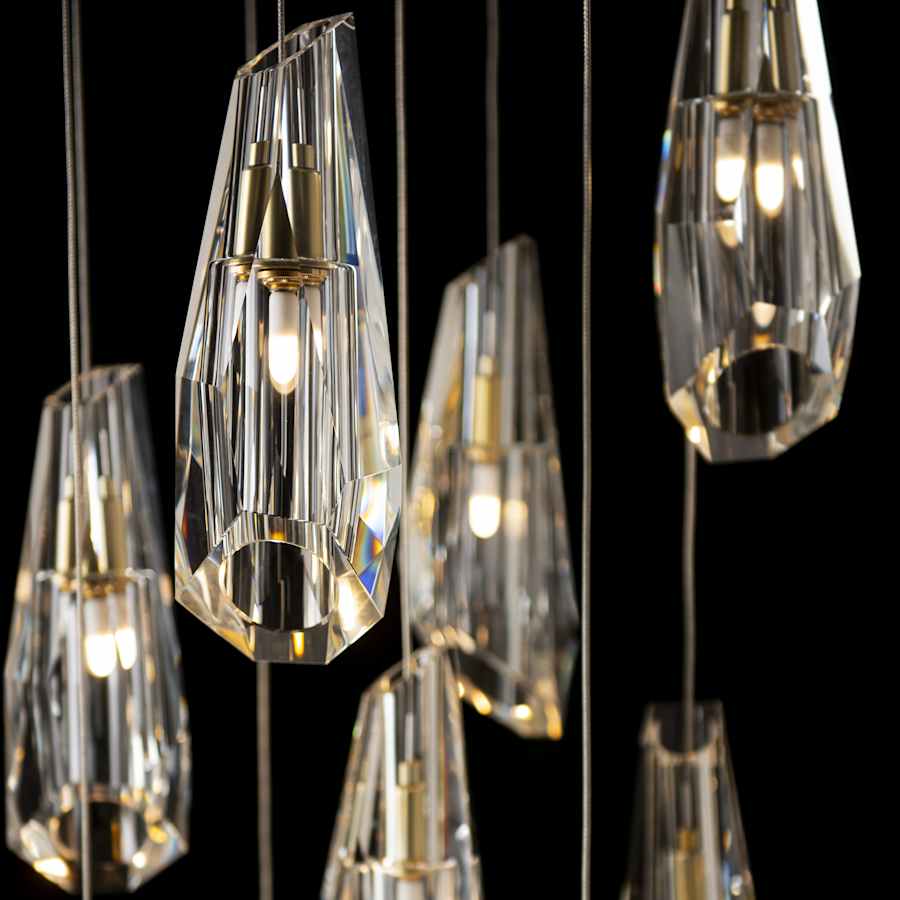 Hubbardton Forge Luma 9 Light 21" Wide Multi Light Pendant