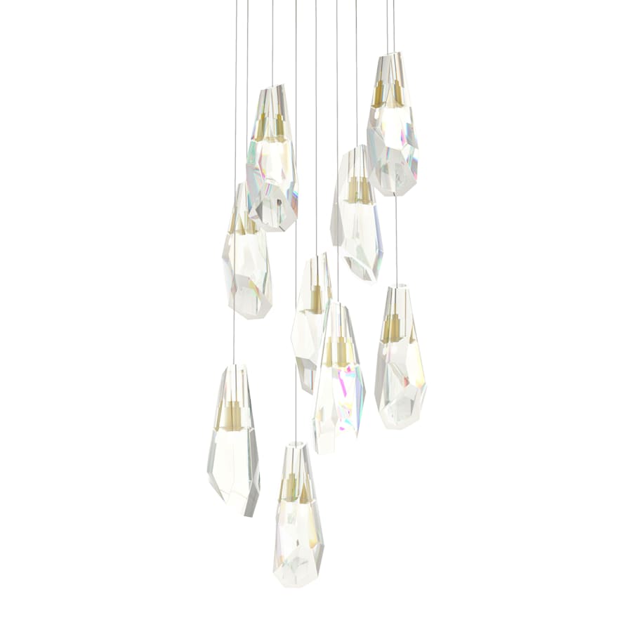 Hubbardton Forge Luma 9 Light 21" Wide Multi Light Pendant
