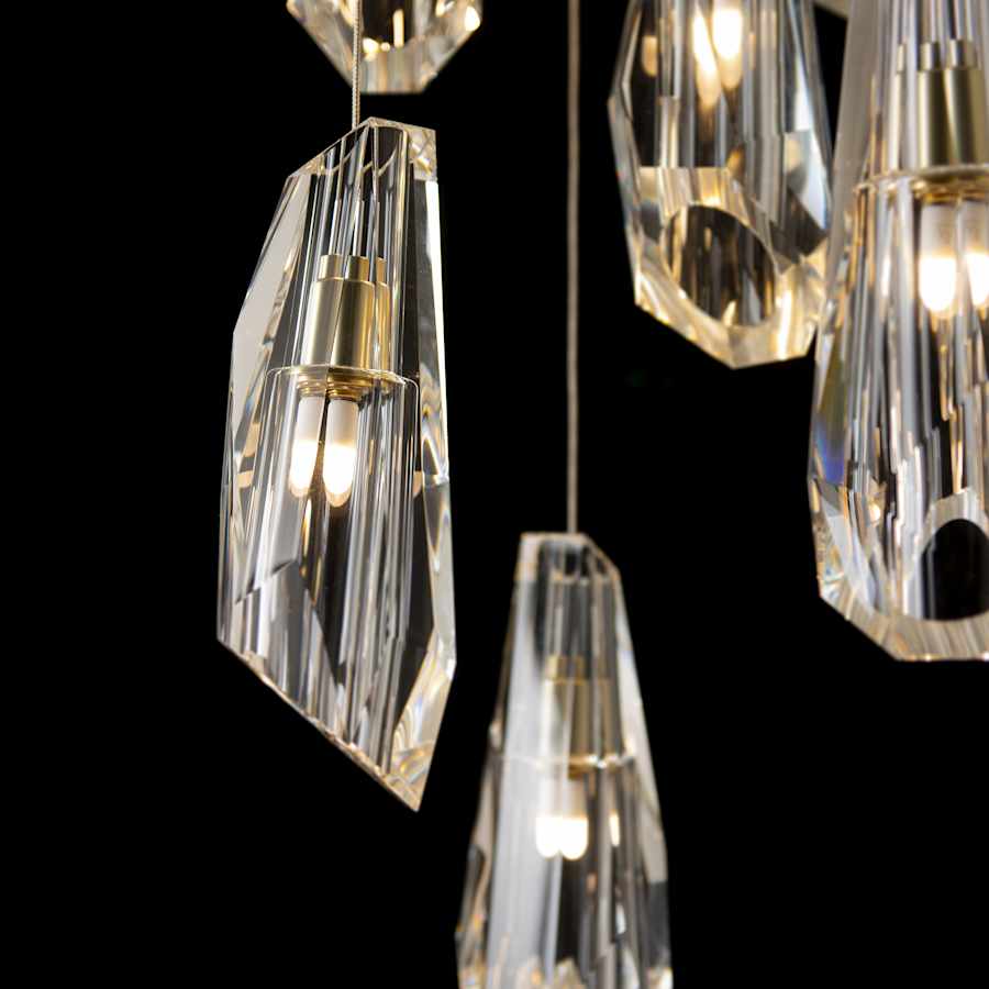Hubbardton Forge Luma 9 Light 21" Wide Multi Light Pendant