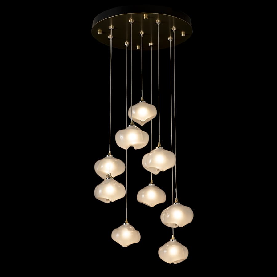 Hubbardton Forge Ume 9 Light 21" Wide Multi Light Pendant