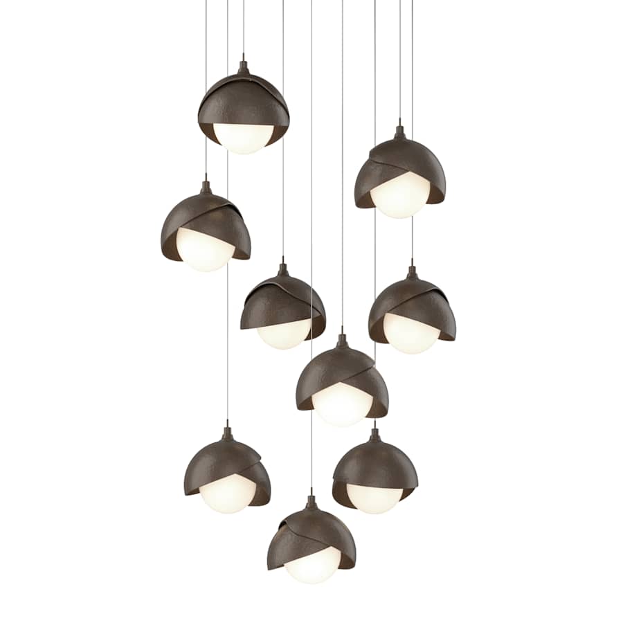 Hubbardton Forge Brooklyn 9 Light 21" Wide Suspension Multi Light Pendant