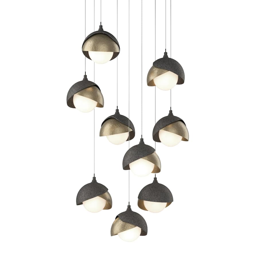 Hubbardton Forge Brooklyn 9 Light 21" Wide Suspension Multi Light Pendant