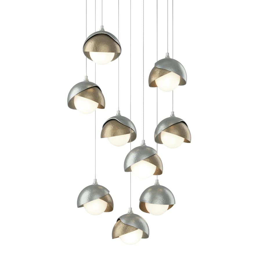 Hubbardton Forge Brooklyn 9 Light 21" Wide Suspension Multi Light Pendant