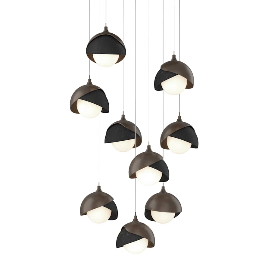 Hubbardton Forge Brooklyn 9 Light 21" Wide Suspension Multi Light Pendant