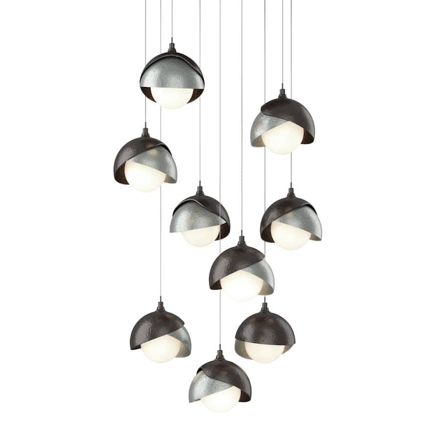 Hubbardton Forge Brooklyn 9 Light 21" Wide Suspension Multi Light Pendant