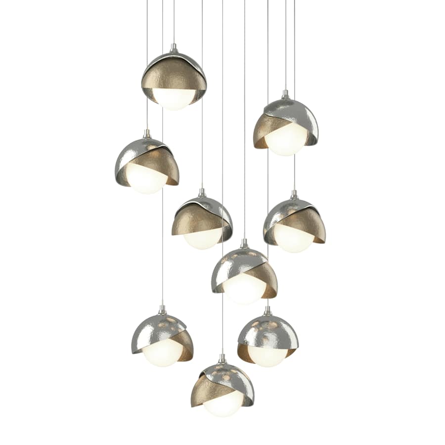 Hubbardton Forge Brooklyn 9 Light 21" Wide Suspension Multi Light Pendant