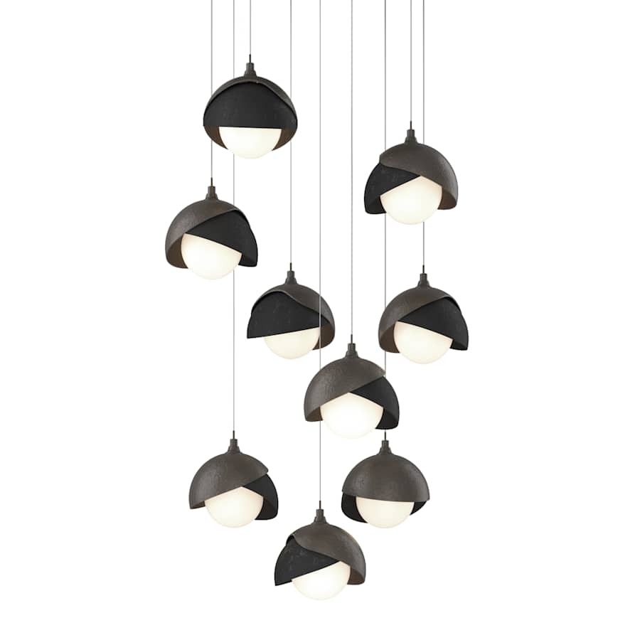 Hubbardton Forge Brooklyn 9 Light 21" Wide Suspension Multi Light Pendant