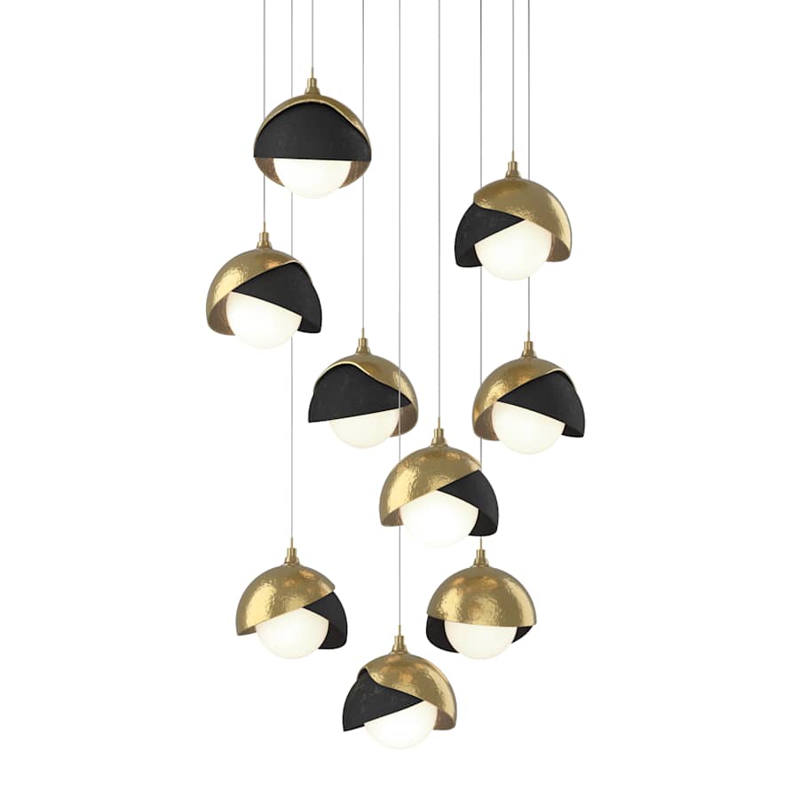 Hubbardton Forge Brooklyn 9 Light 21" Wide Suspension Multi Light Pendant