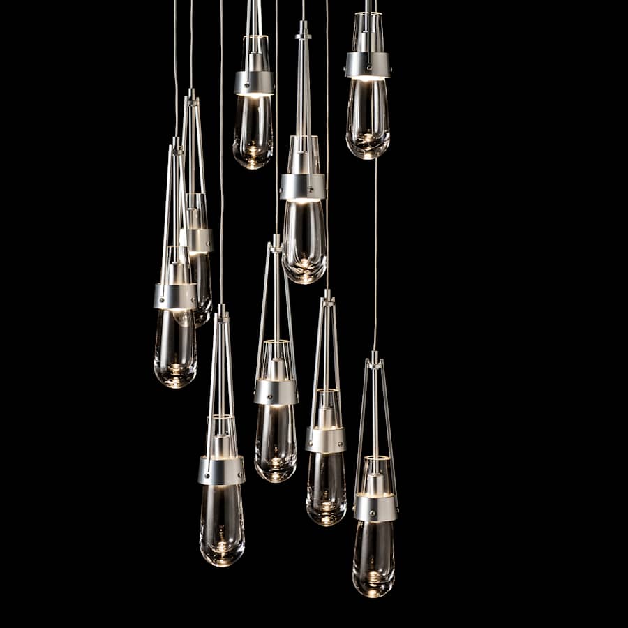 Hubbardton Forge Link 9 Light 21" Wide Multi Light Pendant