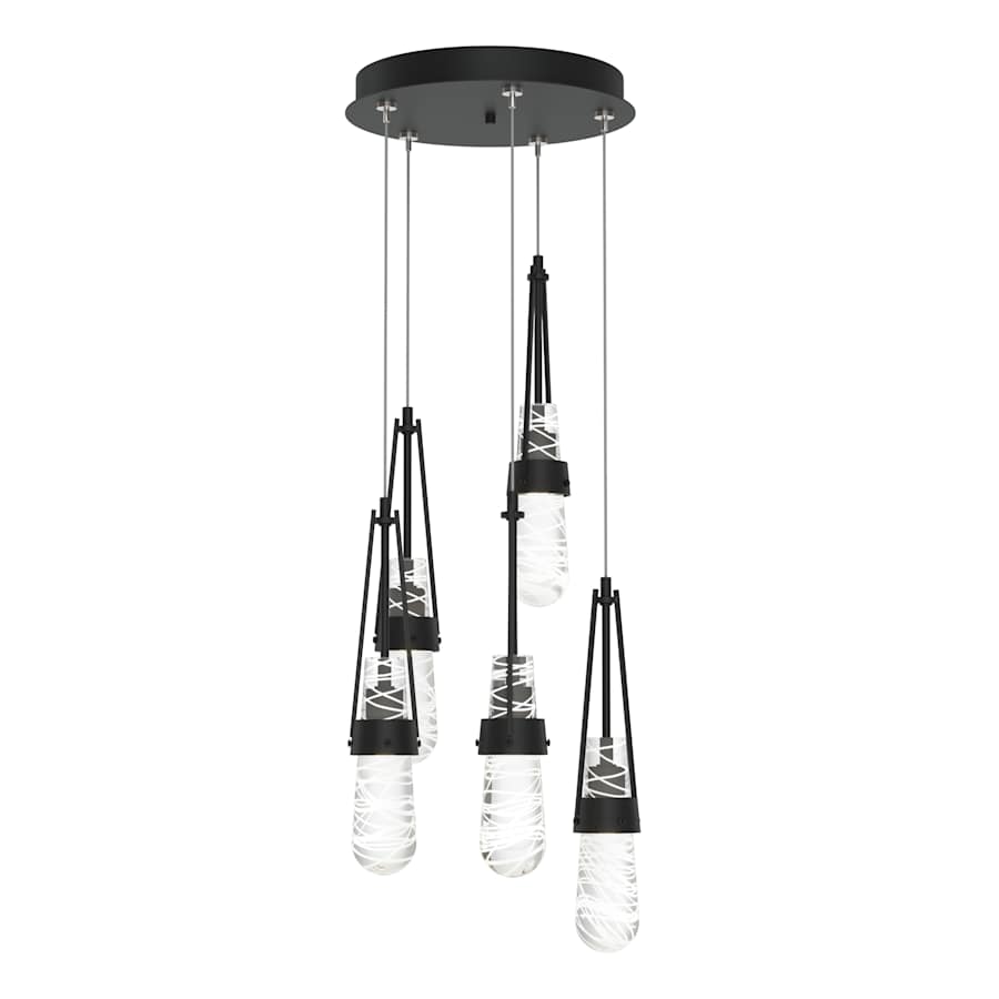 Hubbardton Forge Link 5 Light 13" Wide Multi Light Pendant