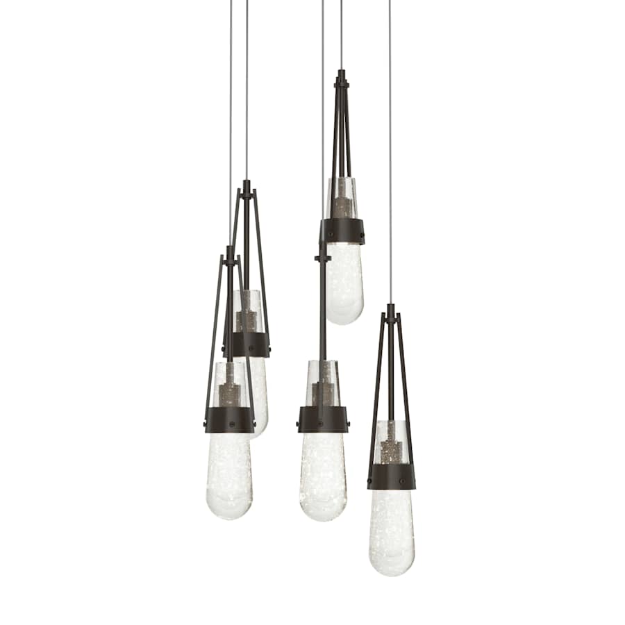 Hubbardton Forge Link 5 Light 13" Wide Multi Light Pendant