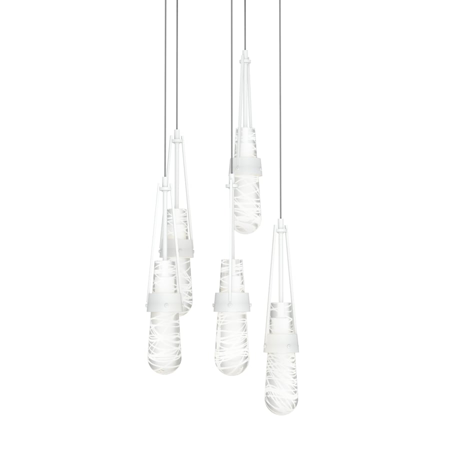 Hubbardton Forge Link 5 Light 13" Wide Multi Light Pendant