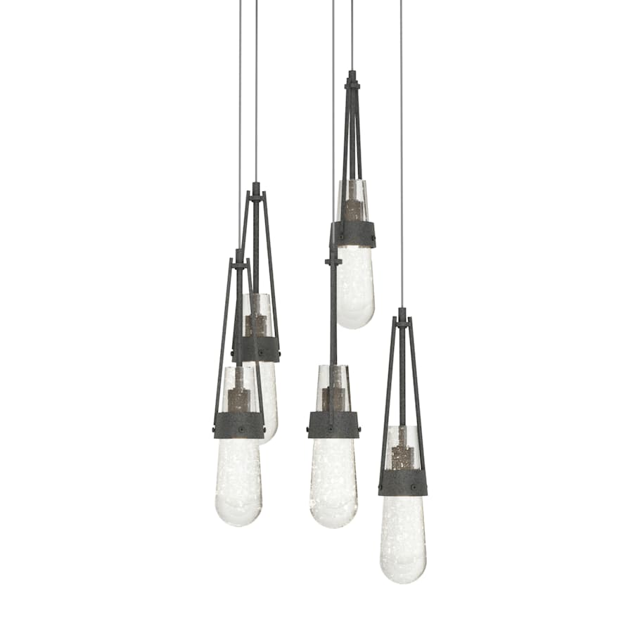 Hubbardton Forge Link 5 Light 13" Wide Multi Light Pendant