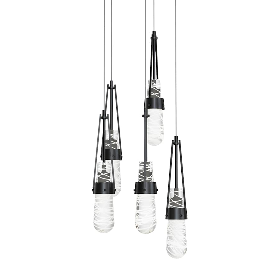 Hubbardton Forge Link 5 Light 13" Wide Multi Light Pendant