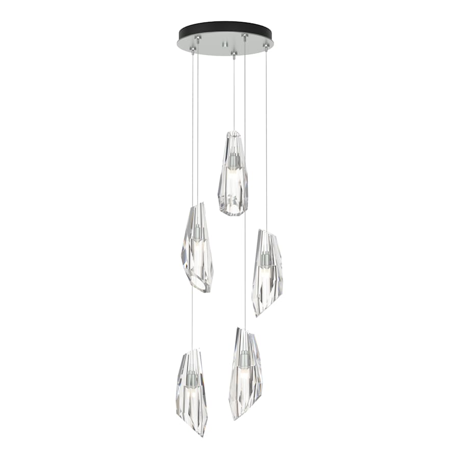 Hubbardton Forge Luma 5 Light 15" Wide Crystal Multi Light Pendant