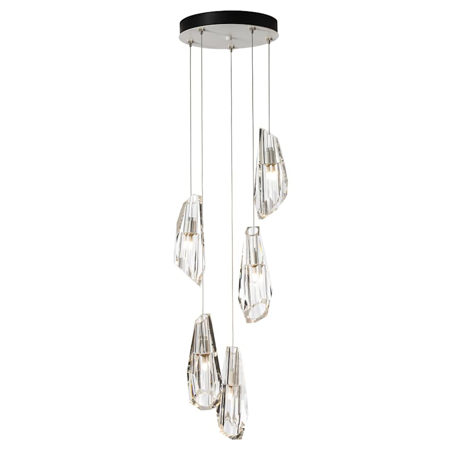 Hubbardton Forge Luma 5 Light 15" Wide Crystal Multi Light Pendant