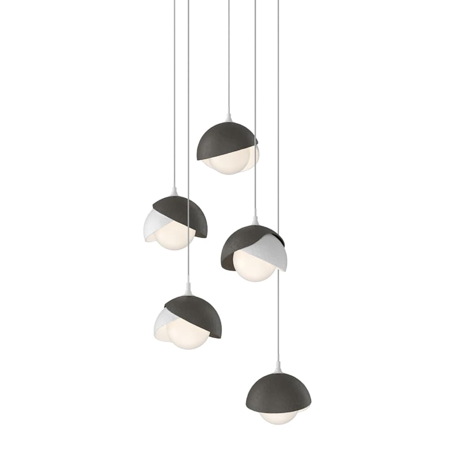 Hubbardton Forge Brooklyn 5 Light 16" Wide Suspension Multi Light Pendant