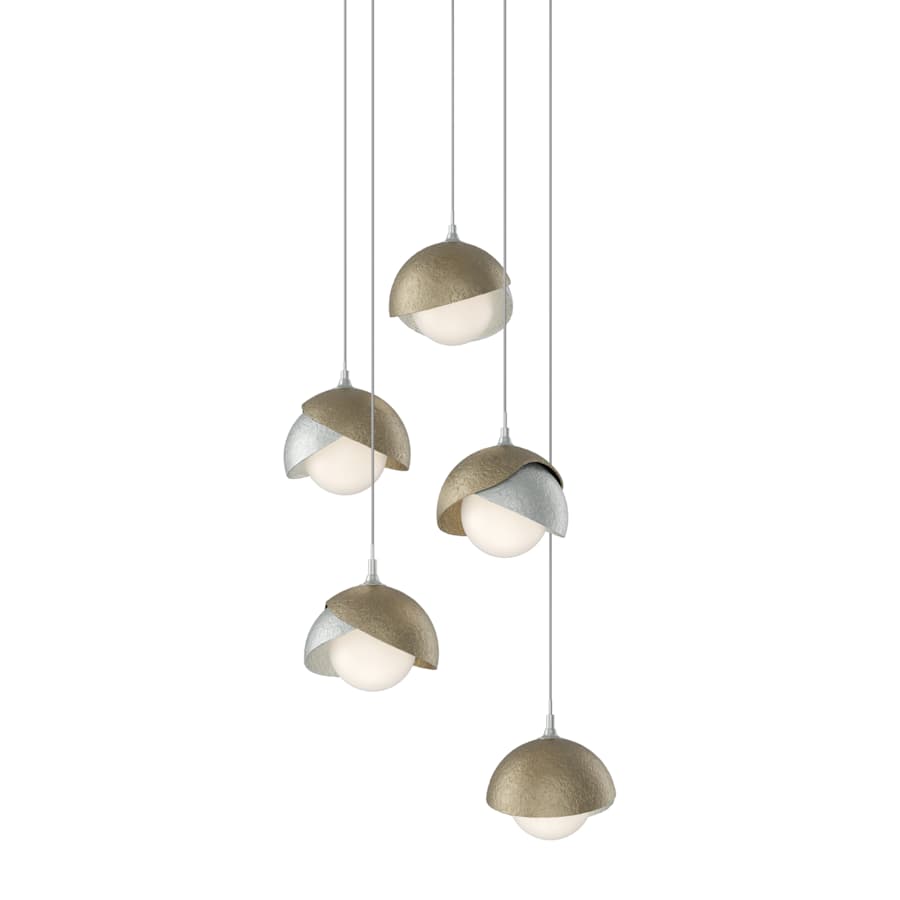 Hubbardton Forge Brooklyn 5 Light 16" Wide Suspension Multi Light Pendant