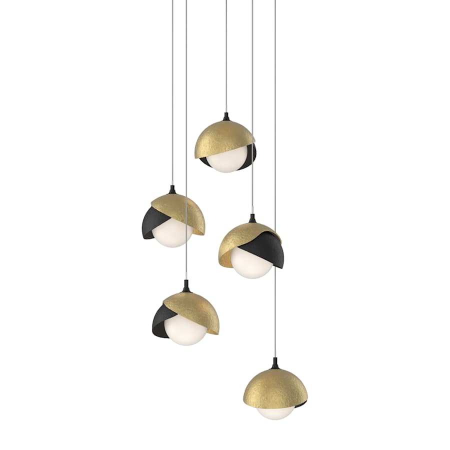Hubbardton Forge Brooklyn 5 Light 16" Wide Suspension Multi Light Pendant