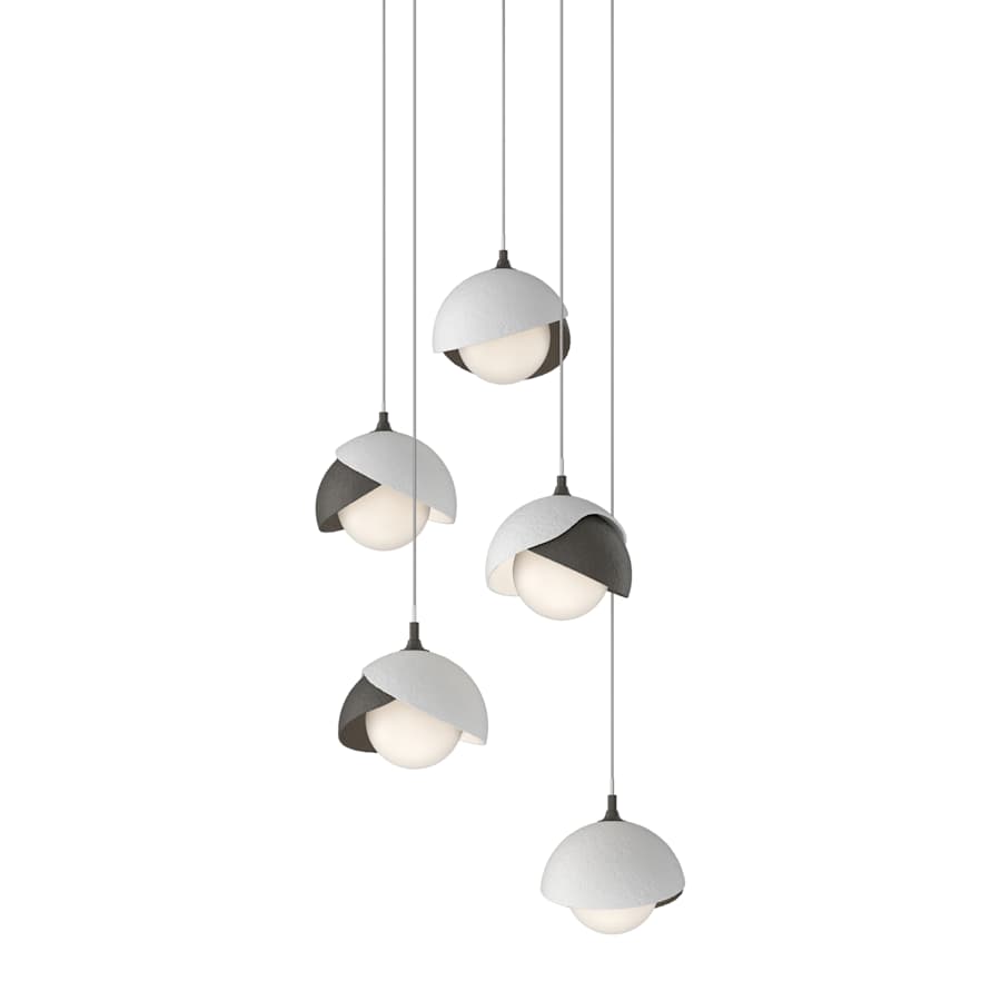 Hubbardton Forge Brooklyn 5 Light 16" Wide Suspension Multi Light Pendant