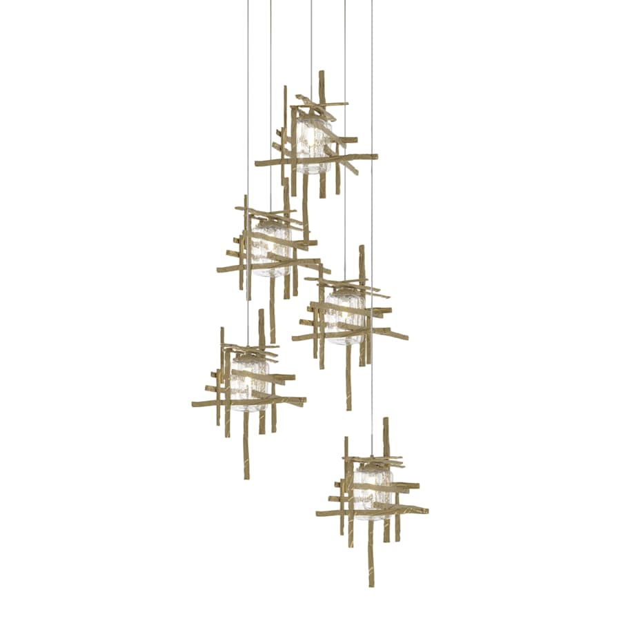 Hubbardton Forge Tura 5 Light 28" Wide Multi Light Pendant