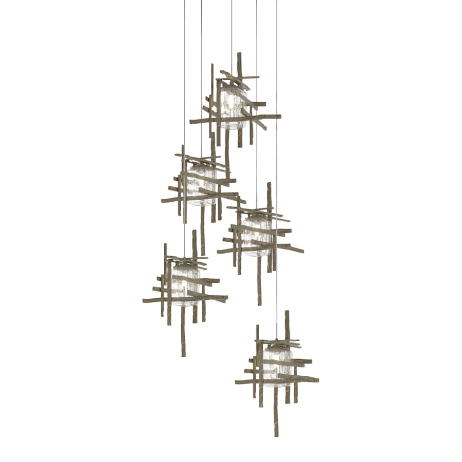 Hubbardton Forge Tura 5 Light 28" Wide Multi Light Pendant