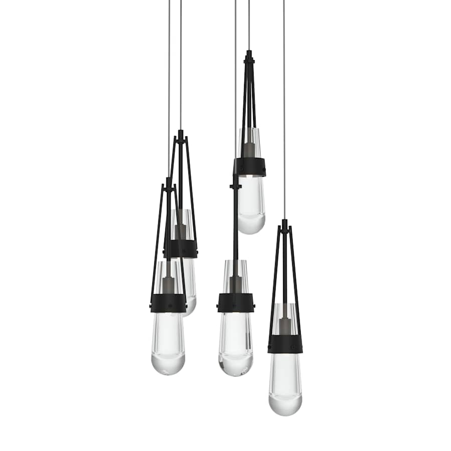 Hubbardton Forge Link 5 Light 13" Wide Multi Light Pendant