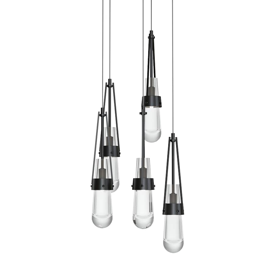 Hubbardton Forge Link 5 Light 13" Wide Multi Light Pendant